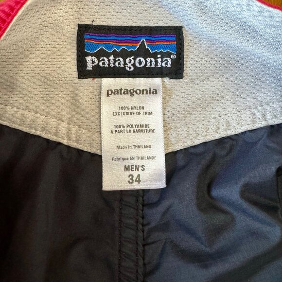 PATAGONIA Board Shorts Mens 34 Solid Red Swim Trunks Fully Lined Boardshorts - Picture 9 of 9